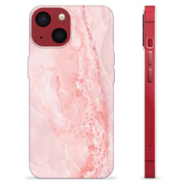 Etui TPU - iPhone 13 Mini - Różowy Marmur