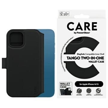 Etui portfelowe 2 w 1 iPhone 13/14 PanzerGlass Care Tango - kompatybilny z MagSafe - czarny