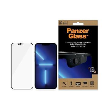 iPhone 13 Pro Max PanzerGlass Case Friendly CamSlider Zabezpieczenie Ekranu - Czarna Krawędź