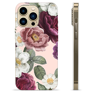 Etui TPU - iPhone 13 Pro Max - Romantyczne Kwiaty