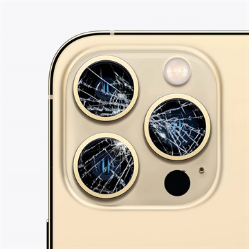 Naprawa Szkło Obiektywu iPhone 13 Pro Max - Złoto