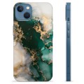 Etui TPU - iPhone 13 - Jadeitowy Marmur