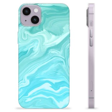 Etui TPU - iPhone 14 Plus - Błękitny Marmur