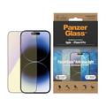 iPhone 14 Pro Szkło Hartowane PanzerGlass Ultra-Wide Fit Anti-Blue Light EasyAligner - Czarna Krawędź