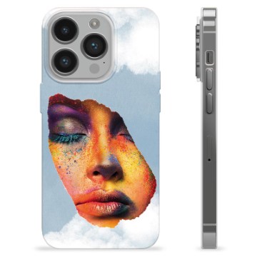 Etui TPU - iPhone 14 Pro - Pintura Facial