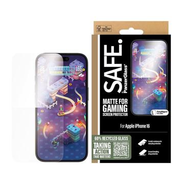 Ochraniacz ekranu iPhone 15/16 PanzerGlass Safe Gaming Ultra-Wide Fit - 9H - przezroczysty