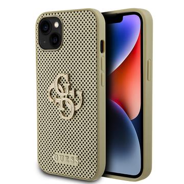 iPhone 15 Guess Perforated 4G Glitter Logo Pokrowiec