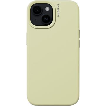 Etui Silikonowe iPhone 15 Nudient Base - Żółty