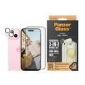 Zestaw Ochronny PanzerGlass 3 w 1 do iPhone 15 - Przezroczysty