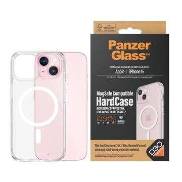 iPhone 15 PanzerGlass HardCase MagSafe Etui kompatybilny z D3O - przezroczysty