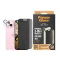 iPhone 15 PanzerGlass Privacy 3-w-1 Pack