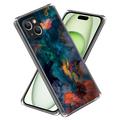 iPhone 15 Plus Stylish Ultracienkie Etui z TPU - Kolorowe Chmury