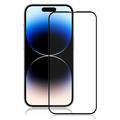 iPhone 15 Pro Szkło Hartowane Mocolo Full Size - 9H - Czarna Krawędź