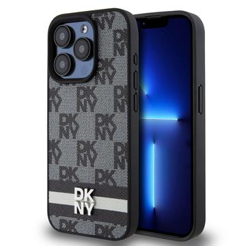 iPhone 15 Pro Etui DKNY Wzór w kratkę i paski