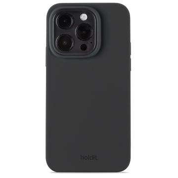 Etui silikonowe iPhone 15 Pro Holdit - czarne