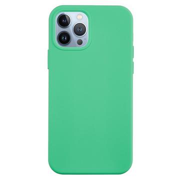 iPhone 15 Pro Etui z Ciekłego Silikonu - Miętowy