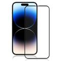 iPhone 15 Pro Max Szkło Hartowane Mocolo Full Size - 9H - Czarna Krawędź