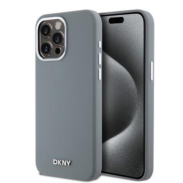 iPhone 15 Pro Max DKNY Liquid Silicone Metal Logo Case - kompatybilny z Magsafe