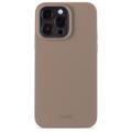 Silikonowe etui iPhone 15 Pro Max Holdit - Mocha Brown