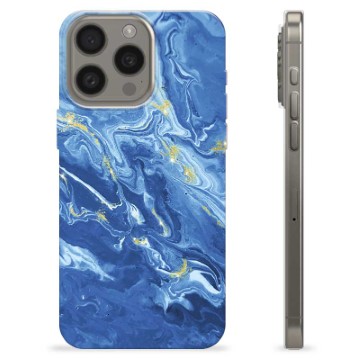 Etui TPU - iPhone 15 Pro Max - Kolorowy Marmur