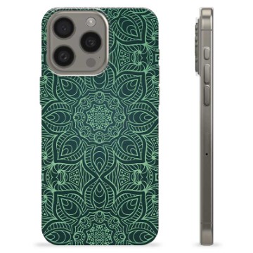 Etui TPU - iPhone 15 Pro Max - Zielona Mandala