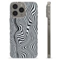 Etui TPU - iPhone 15 Pro Max - Hipnotyzująca Zebra