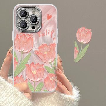 iPhone 15 Pro Max Etui TPU z wzorem tulipana