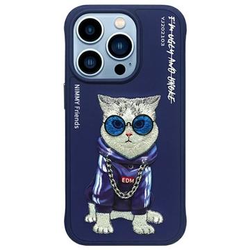 Etui Kot iPhone 15 Pro Nimmy Friends Glasses Cool