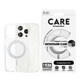 iPhone 15 Pro PanzerGlass Care Kickstand Etui - kompatybilny z MagSafe - srebrny