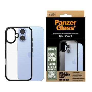 iPhone 16 PanzerGlass HardCase Etui - czarny / przezroczysty