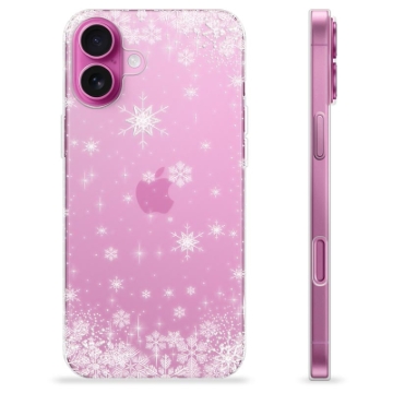 Etui TPU - iPhone 16 Plus - Płatki Śniegu