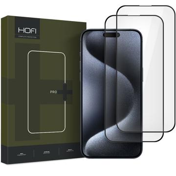 iPhone 16 Pro Hofi Premium Pro+ Szkło Hartowane - 2 Szt. - Czarna Krawędź