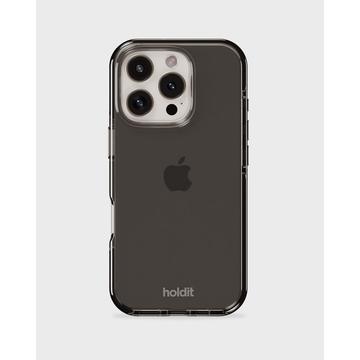 iPhone 16 Pro Holdit Seethru Etui - Czerń