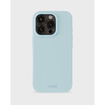 Etui silikonowe iPhone 16 Pro Holdit - Niebieski mineralny