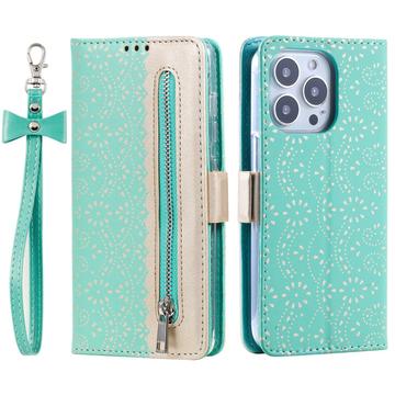 iPhone 16 Pro Etui z portfelem Lace Pattern