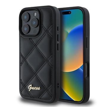 iPhone 16 Pro Max Guess Quilted Etui - czarne