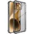 iPhone 16 Pro Max Etui z TPU Imak Drop-Proof - Przezroczyste Czerń