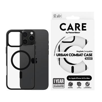 iPhone 16 Pro Max Etui PanzerGlass Care Urban Combat - kompatybilne z MagSafe - czarne