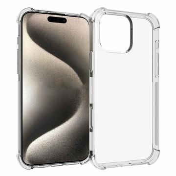 iPhone 16 Pro Max Wstrząsoodporne Etui z TPU - Przezroczyste