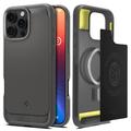 iPhone 16 Pro Max Spigen Rugged Armor Mag Etui z TPU - Szary