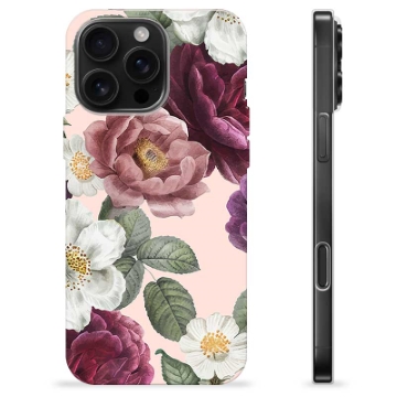 Etui TPU - iPhone 16 Pro Max - Romantyczne Kwiaty