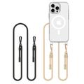 iPhone 16 Pro Max Tech-Protect FlexAir Chain MagSafe Etui - Czarny i szary