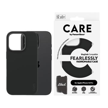 Etui PanzerGlass Care Fearlessly Fashionable na iPhone 16 Pro - kompatybilne z MagSafe - czarne