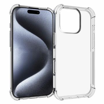 iPhone 16 Pro Wstrząsoodporne Etui z TPU - Przezroczyste