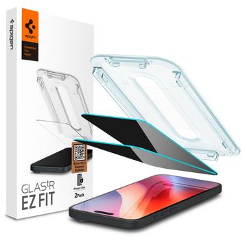 iPhone 16 Pro Szkło Hartowane Spigen Glas.tR Ez Fit Privacy - 2 Szt.