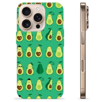 Etui TPU - iPhone 16 Pro - Wzór Awokado