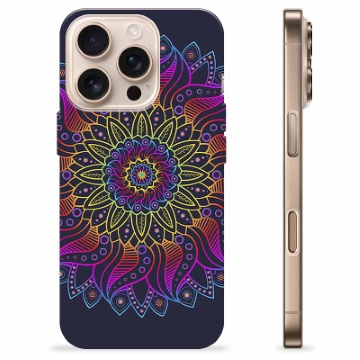 Etui TPU - iPhone 16 Pro - Kolorowa Mandala