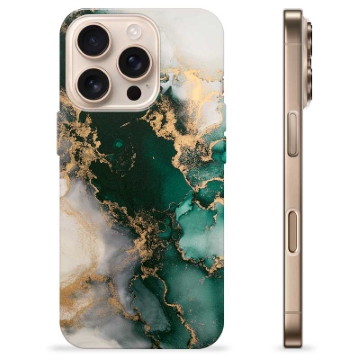 Etui TPU - iPhone 16 Pro - Jadeitowy Marmur