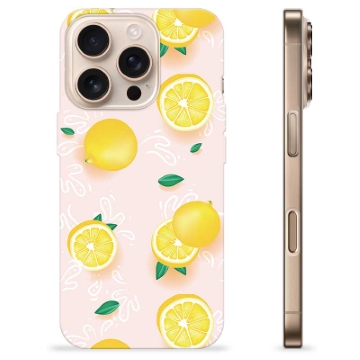 Etui TPU - iPhone 16 Pro - Wzór Cytryny