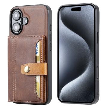 iPhone 16 Retro Style Etui z Portfel